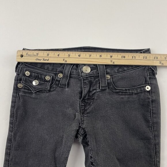 TRUE RELIGION Jeans Skinny Flap Women’s 24 Mid Rise Cotton Blend Stretch - Picture 5 of 12